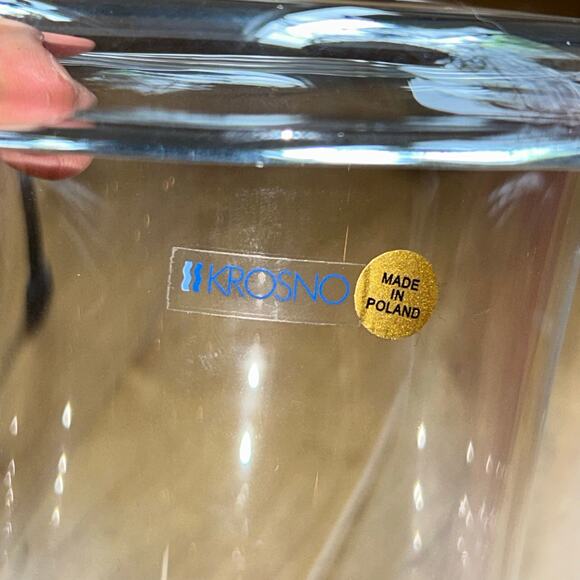 Krosno hand made clear art glass jack in the pulpit vase - Picture 6 of 11